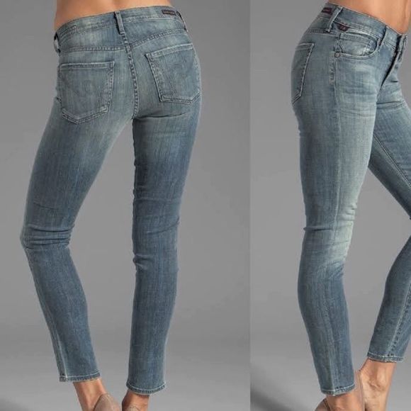 Citizens of Humanity Thompson Medium Rise Cropped Skinny Jeans Size 25 - Picture 1 of 8